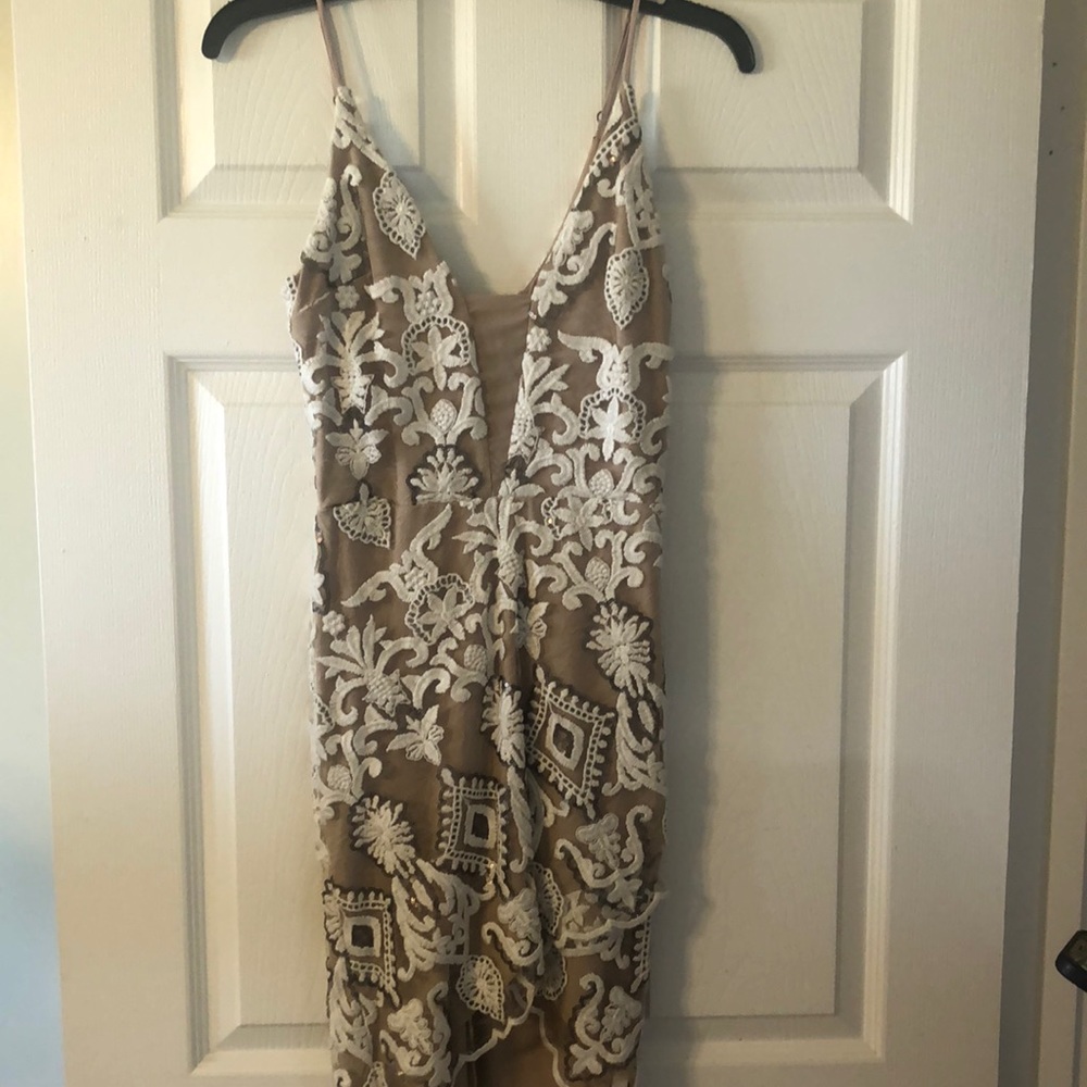 Xs cream/white short dress